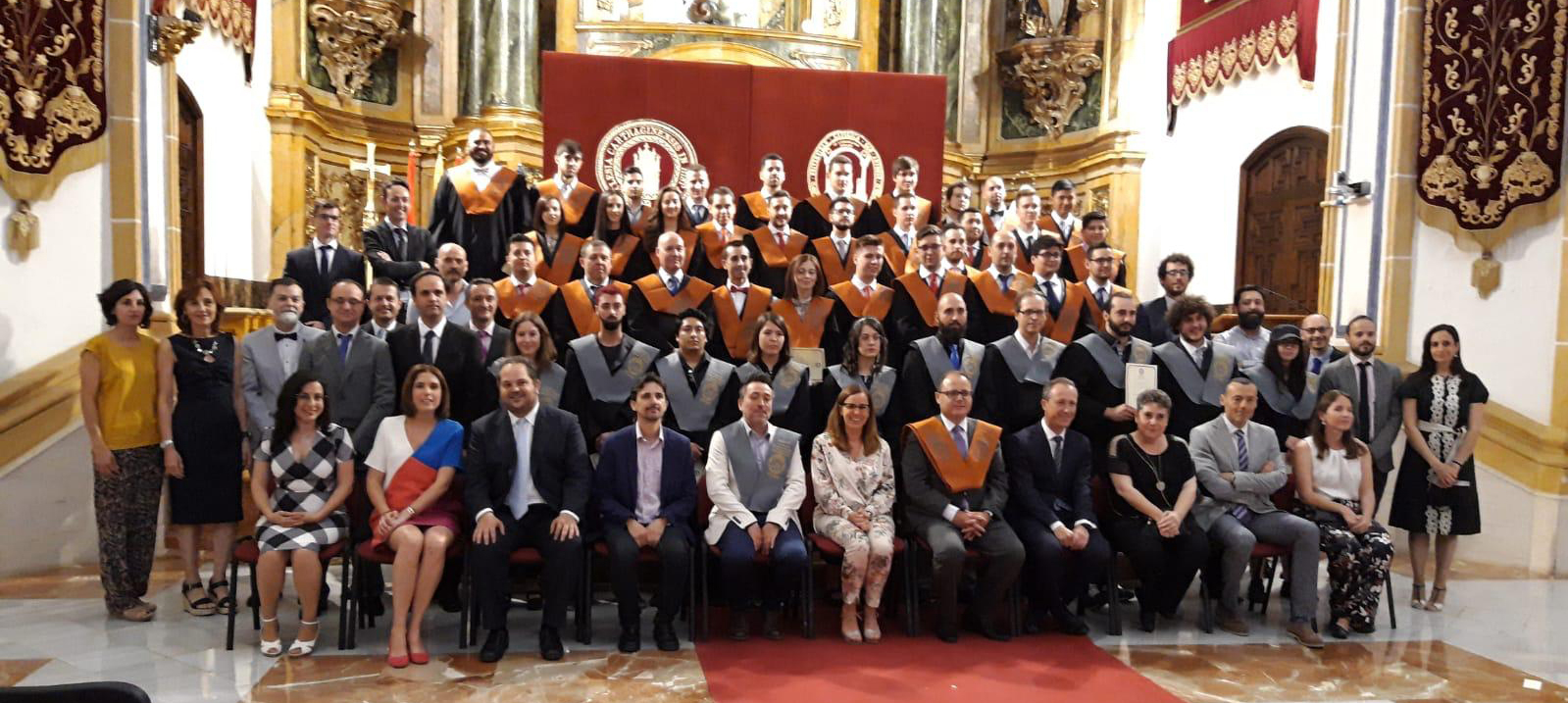 EL DECANO DEL COITTRM PADRINO DE LOS ACTOS DE IMPOSICIÓN DE BECAS Y ENTREGA DE DIPLOMAS A LOS ALUMNOS DE LA UCAM