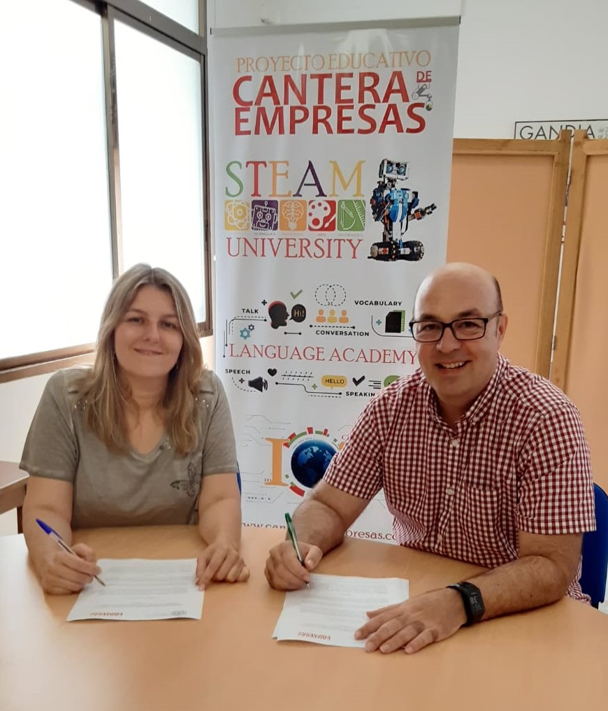 COGITCV-AGITCV FIRMA UN CONVENIO Y PATROCINA EL NUEVO PROYECTO EDUCATIVO «CANTERA DE EMPRESAS»