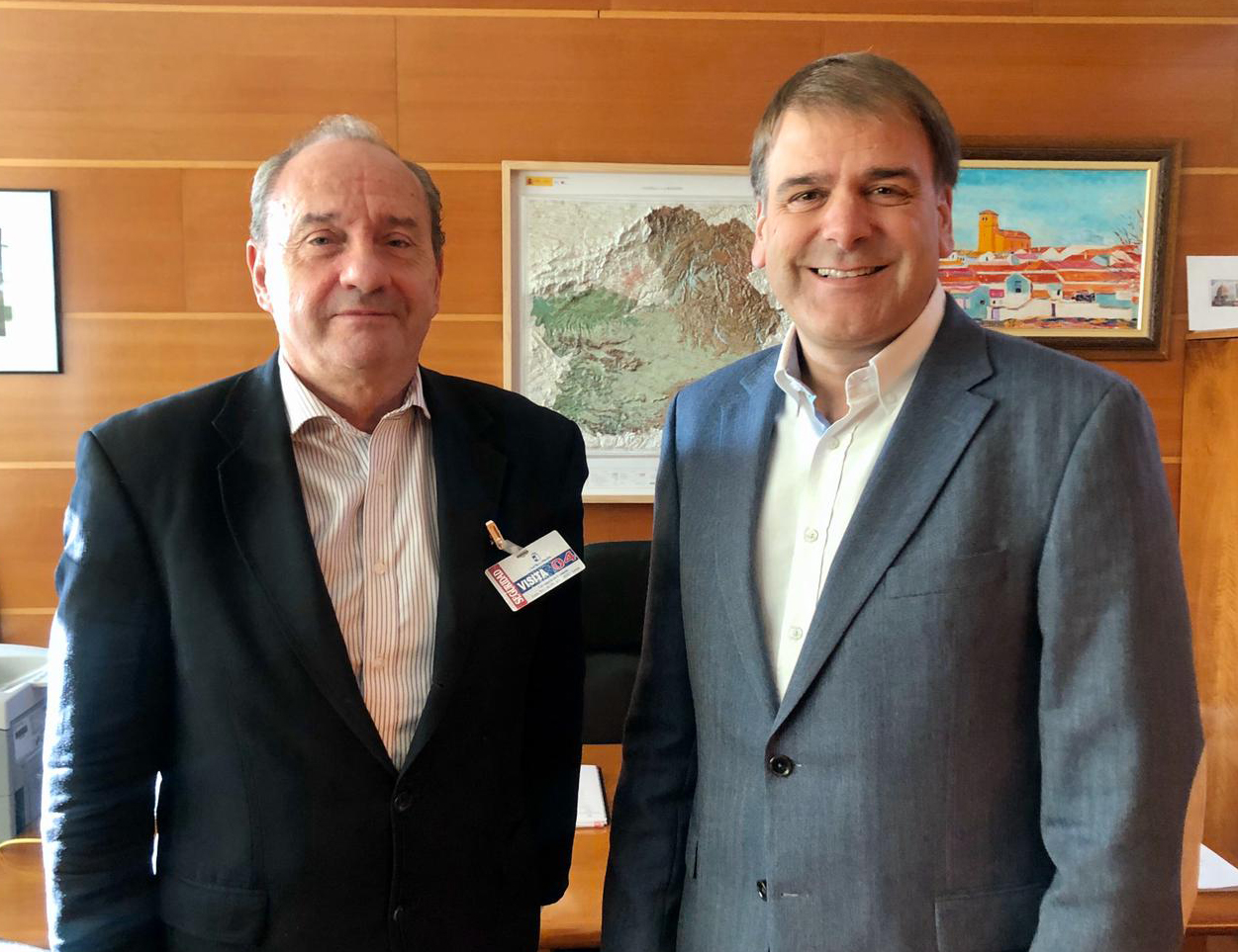 Reunión del Decano del COGITCM y el Director General de Cohesión de Castilla la Mancha
