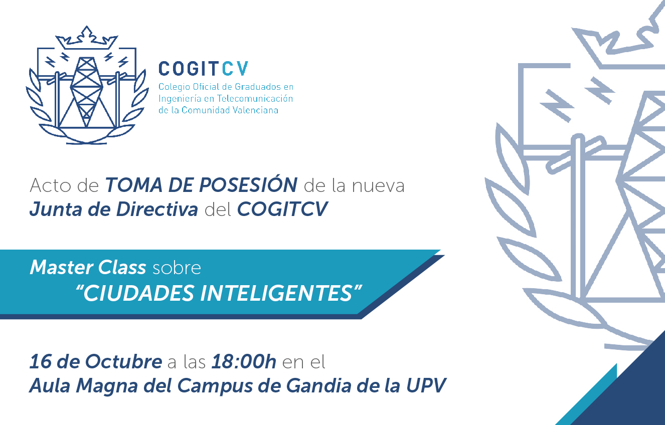 Próximo acto de toma de posesión nueva Junta Directiva COGITCV