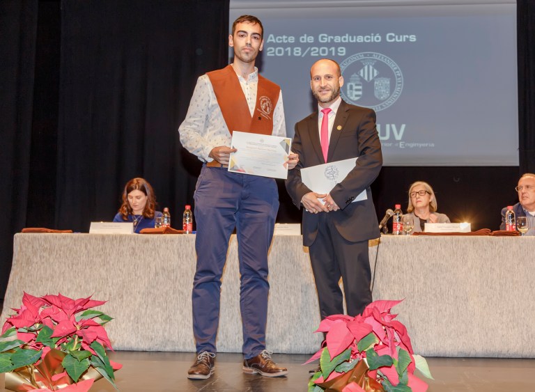 COGITCV en el acto de Graduación de la ETSE-UV