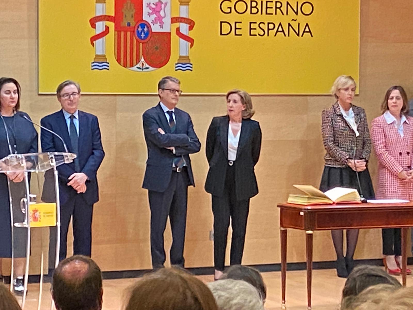 Toma de posesión de Carme Artigas y Roberto Sánchez, secretarios de estado de digitalización y telecomunicaciones