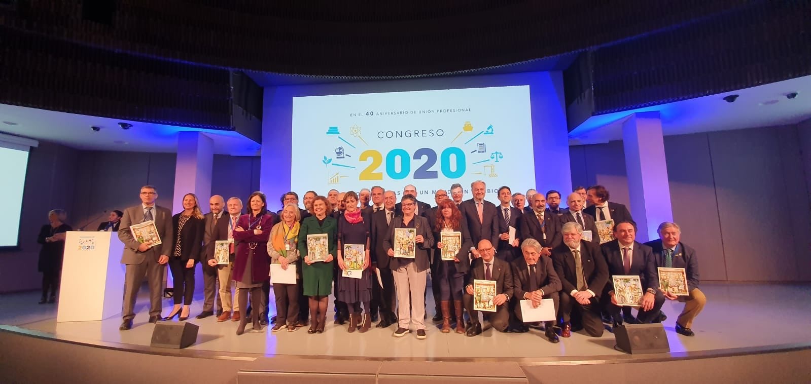 Unión Profesional otorga el premio innovación al COITT durante el Congreso UP 20+20