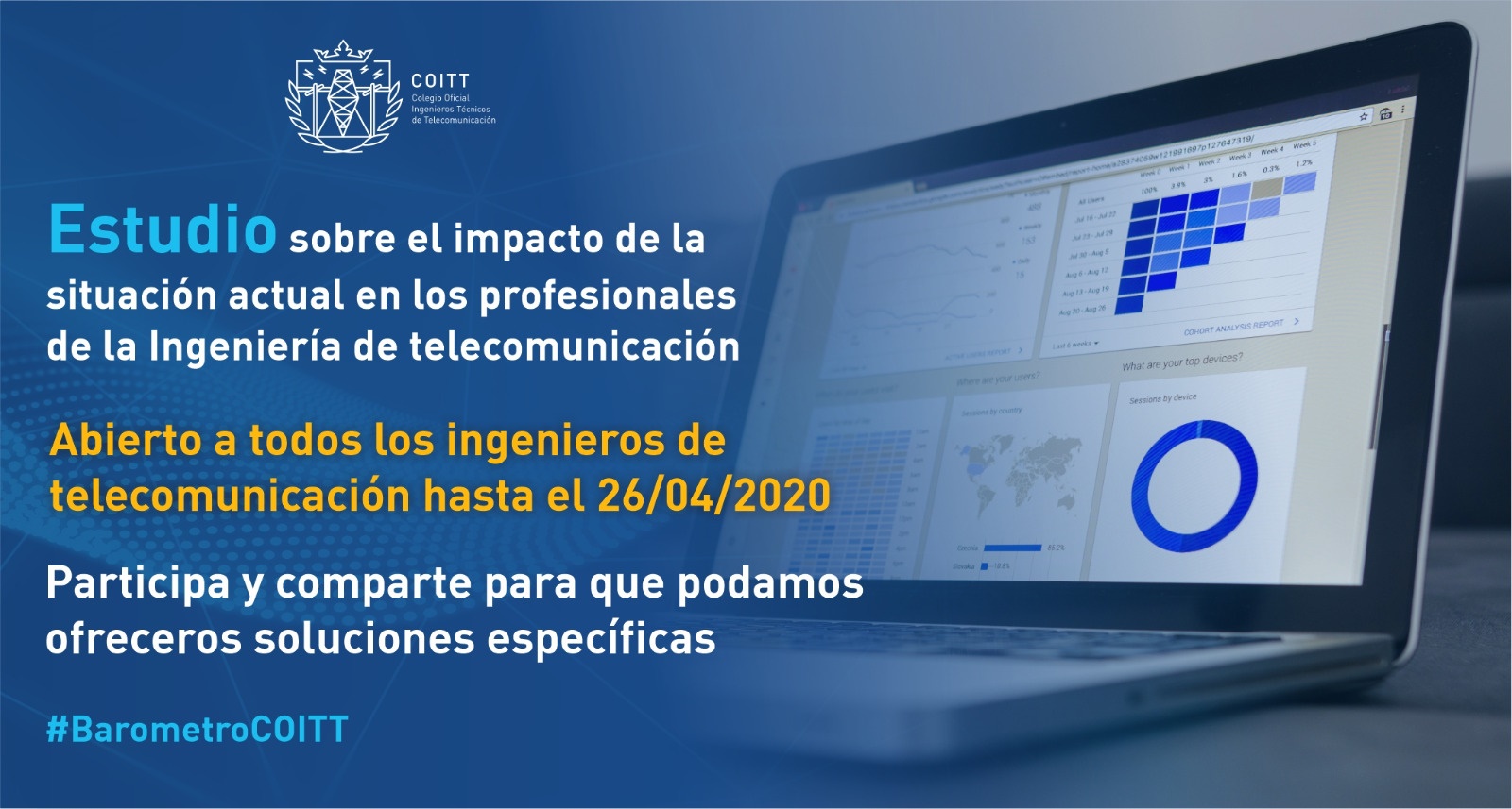 COITT pone en marcha un estudio para mejorar la situación actual en los profesionales de la Ingeniería de Telecomunicación