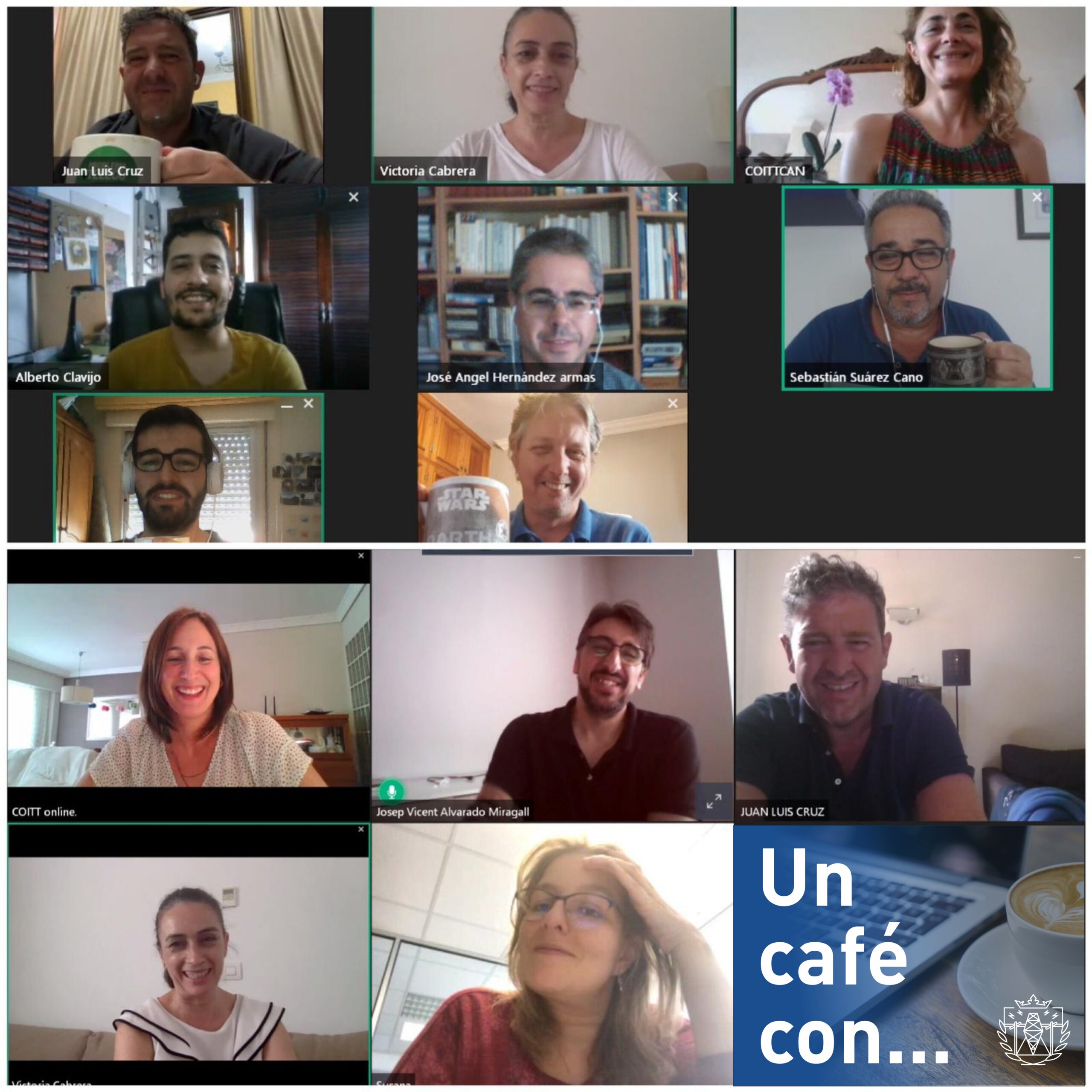 «Un café con …», una iniciativa del COITT para fomentar sinergias con sus demarcaciones