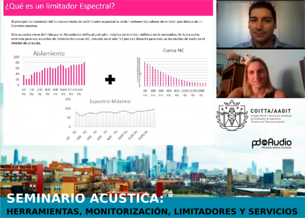 Más de 170 asistentes en el webinar de acústica organizado por COITTA