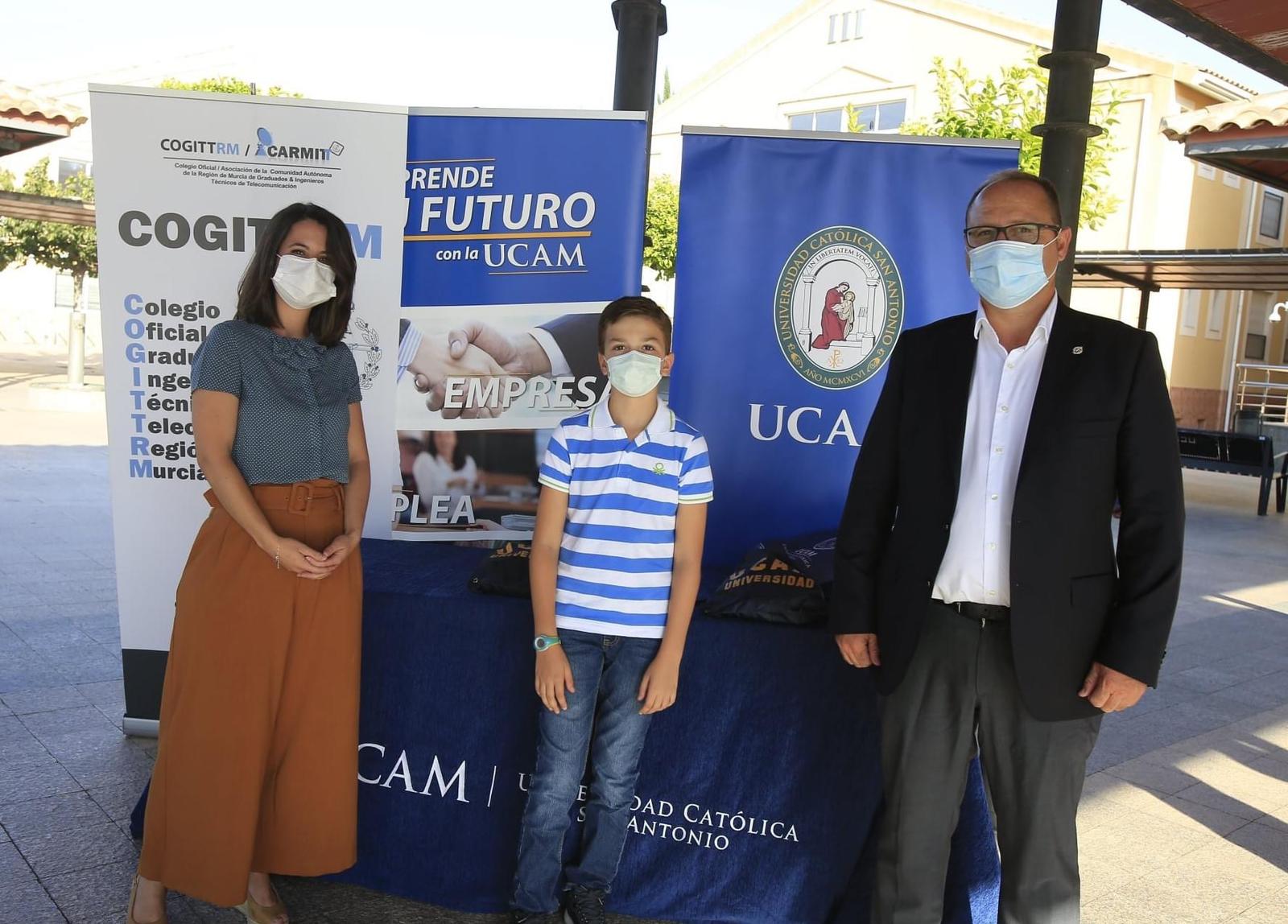 Teleco de la UCAM entrega los premios de su ‘Con-Curso’ juvenil contra la COVID 19
