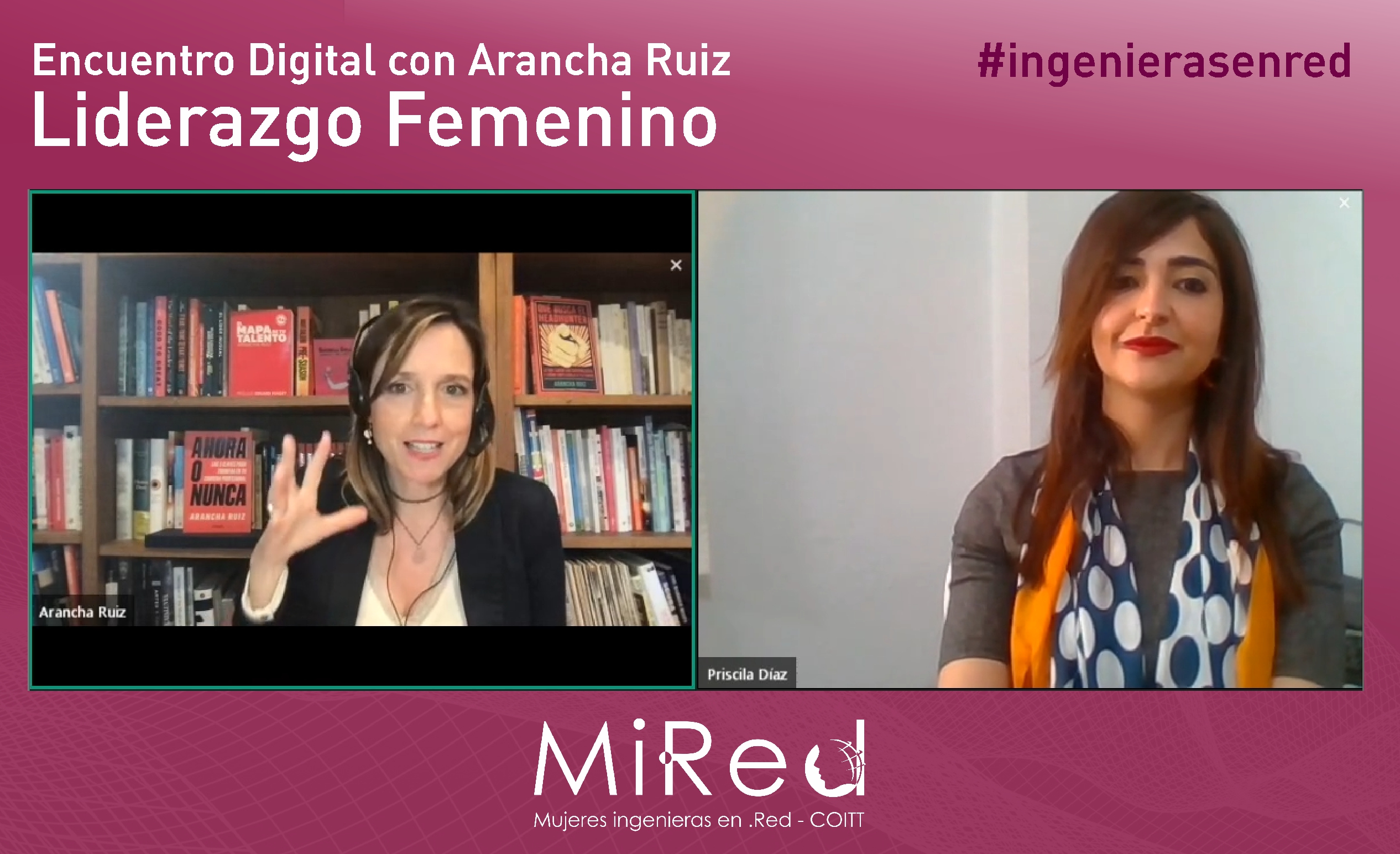 Encuentro Digital «Mi.Red» con Arancha Ruiz: «No hay que intentar ser perfectas, sino crear buenos equipos»
