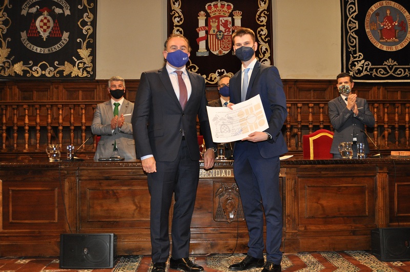 Premio extraordinario fin de Máster en Ingeniería de la UAH para el colegiado Sergio de López Diz