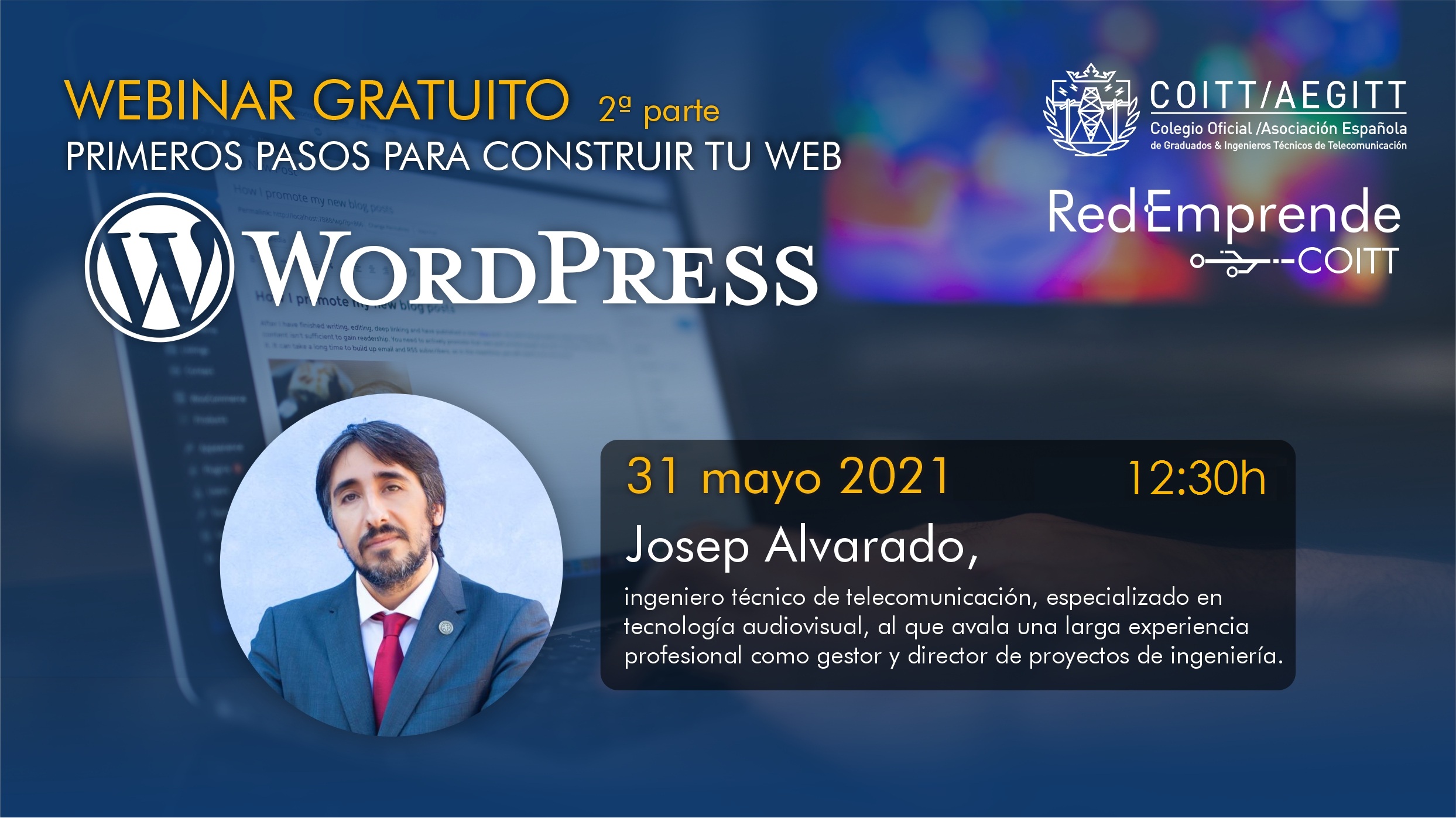 Webinar: Primeros pasos para construir tu web 2ª Parte