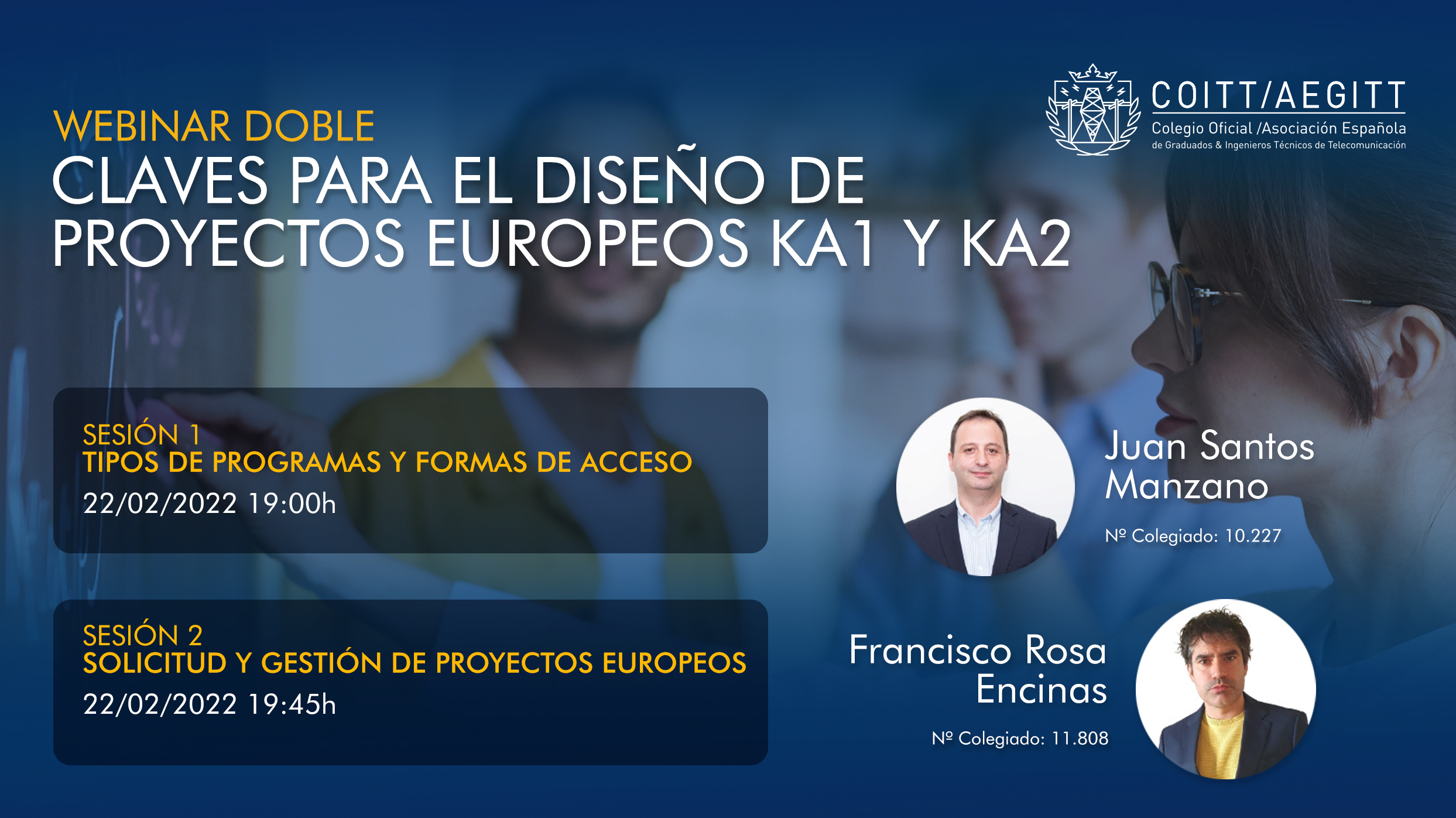 Webinar «Claves para el diseño de Proyectos Europeos KA1 y KA2»