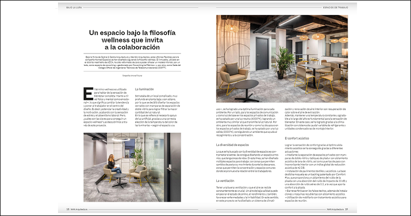 La reforma de la sede del COITT y el diseño del Coworking La Fábrica, protagonistas de un reportaje