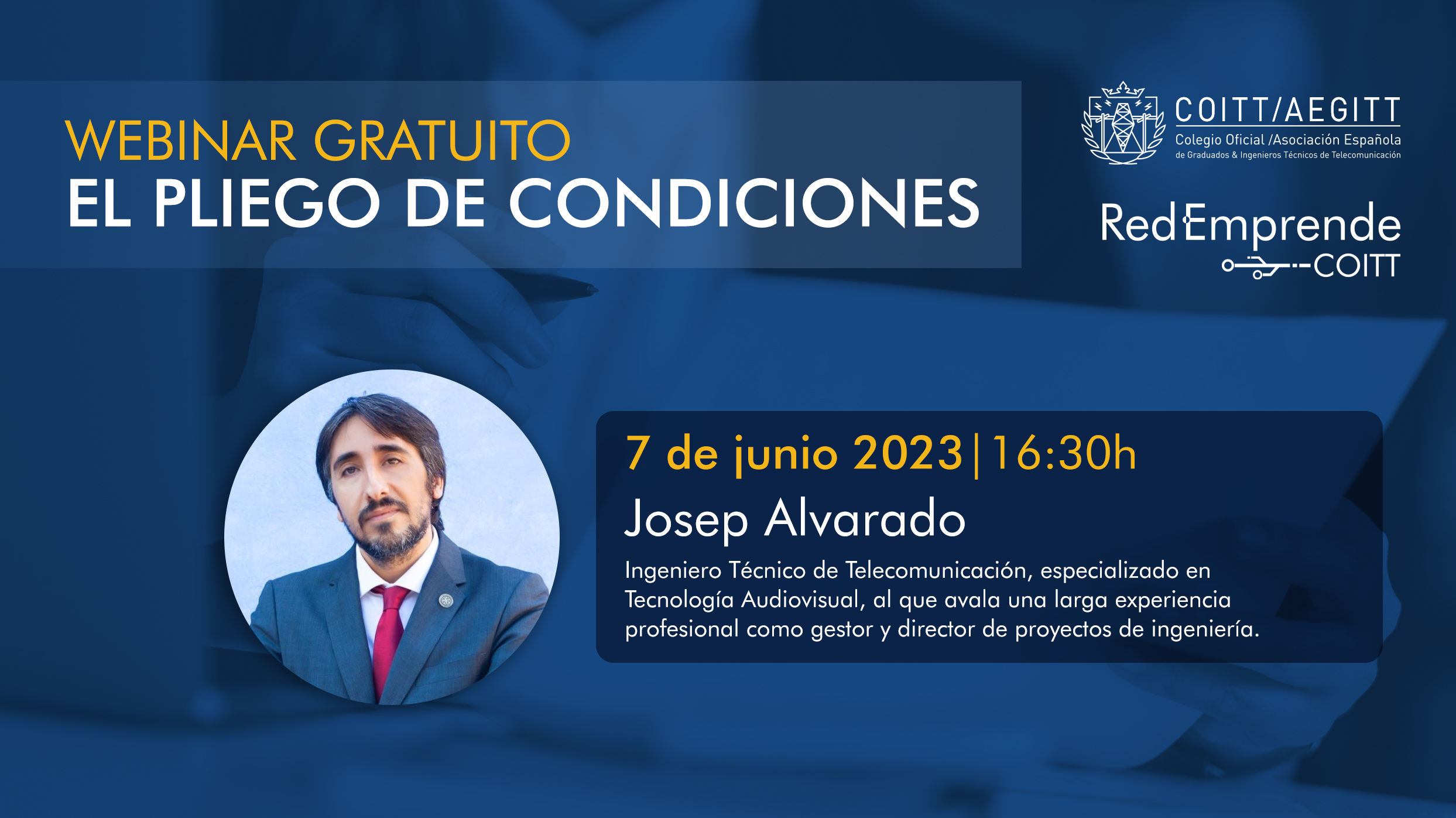 Webinar Red Emprende: El pliego de condiciones