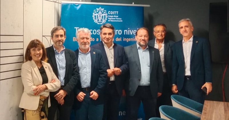 Reunión de trabajo de COITT/AEGITT y Telefónica en la sede colegial