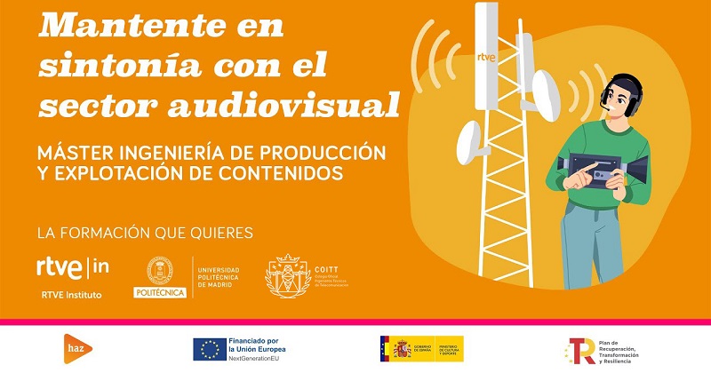 Preinscripción abierta en el Máster de formación permanente en ingeniería de producción y explotación de contenidos