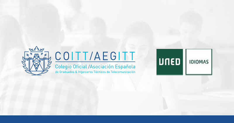Nuevo acuerdo de COITT/AEGITT con UNED IDIOMAS para facilitar la formación continua y desarrollo profesional de los colegiados