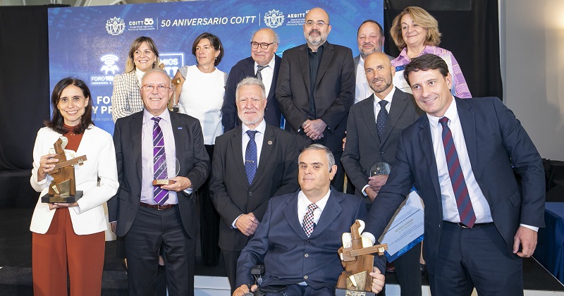 Puertos del Estado, Fundación ONCE, DigitalES y Microsoft Corporation, galardonados en el Foro Telecos y Premios COITT a la Excelencia 2024