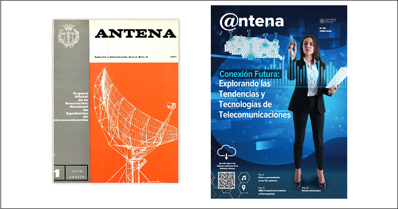 Revista @ntena, 60 años de historia de las telecomunicaciones, disponibles en formato digital