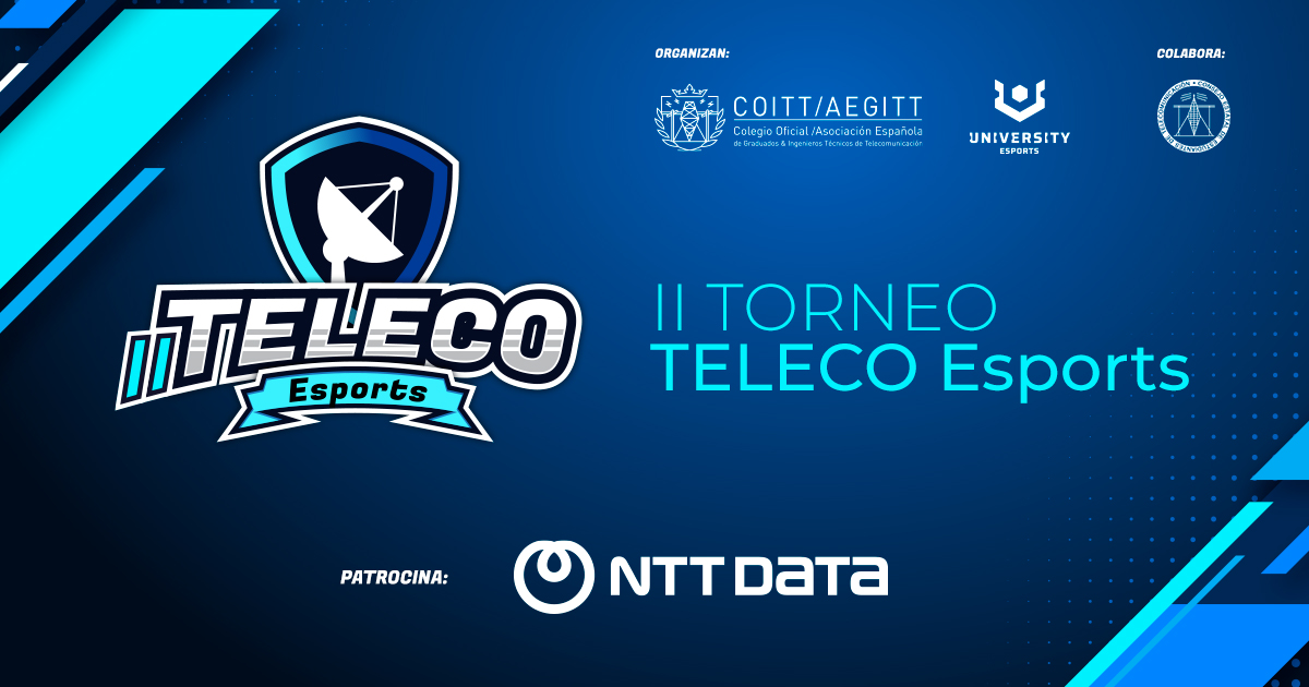 NTT Data renueva su apoyo al II Torneo Teleco Esports como patrocinador oficial