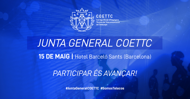 El COETTC convoca su Junta General Ordinaria y Extraordinaria el próximo 15 de mayo en Barcelona