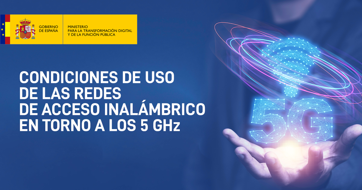 Comunicado de la Secretaría General de Telecomunicaciones sobre el uso de la banda de 5 GHz para prevenir interferencias