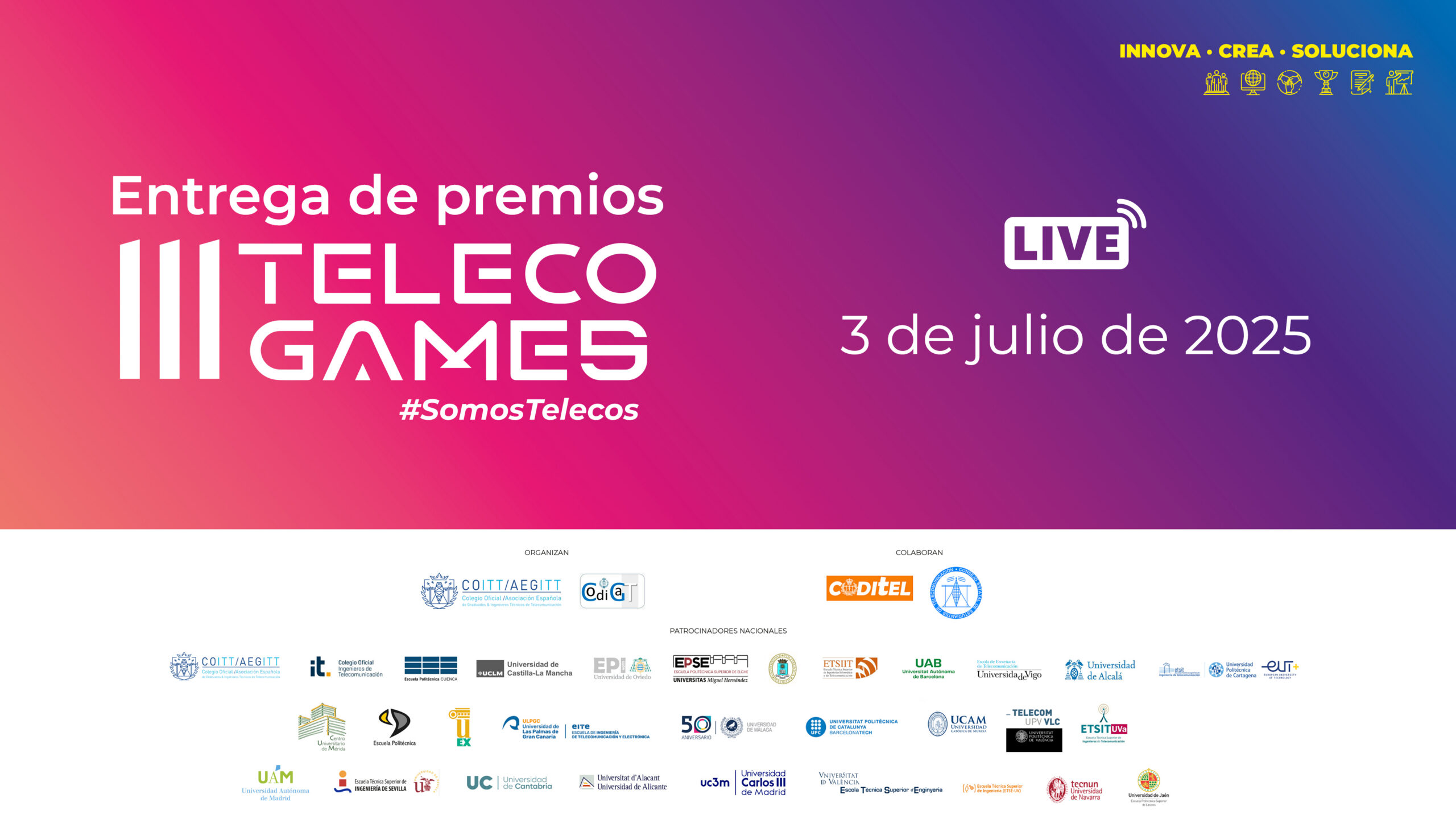 La gran final de los III Teleco Games en directo vía online desde la Secretaría de Estado