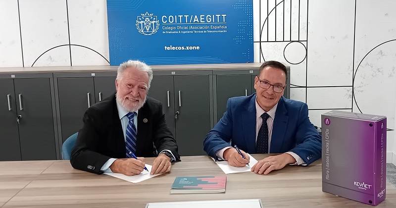 El COITT y Keynet Systems sellan un acuerdo estratégico para impulsar la innovación y la capacitación técnica en telecomunicaciones