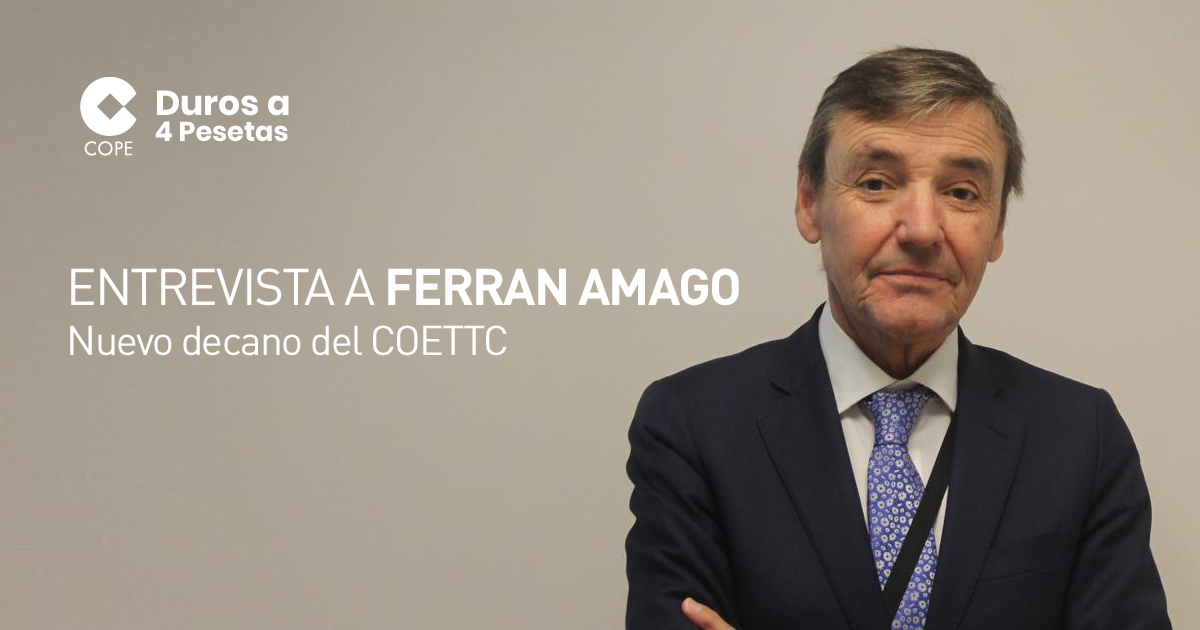 Entrevista a Ferran Amago, nuevo decano del COETTC: «Necesitamos una Europa fuerte, que vuelva a liderar las telecomunicaciones»