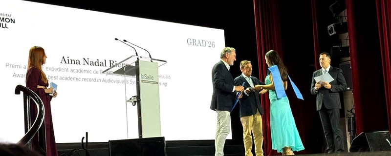 El COETTC premia el mejor expediente académico de La Salle-URL