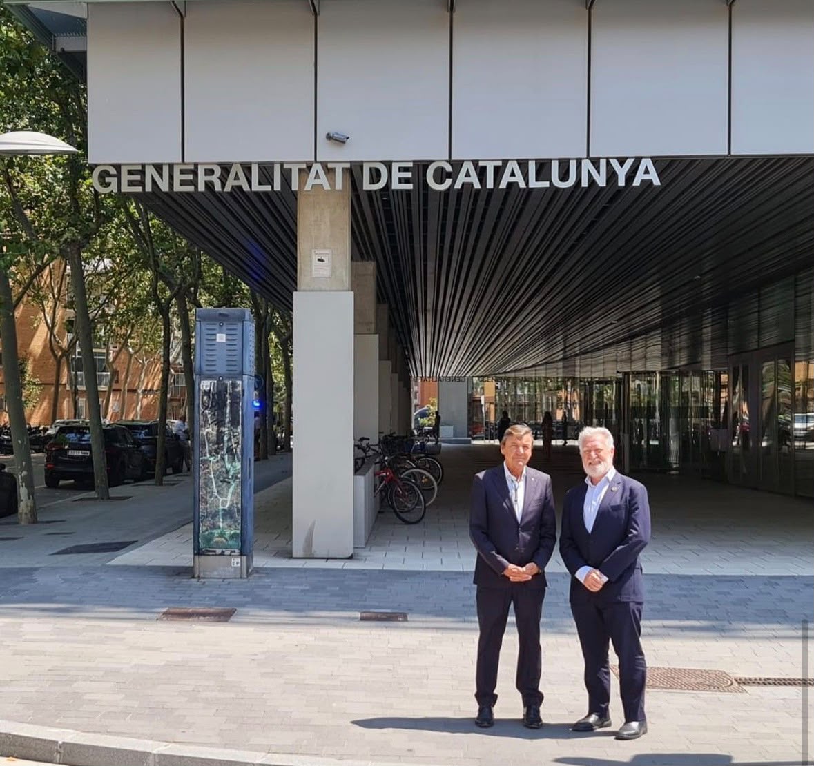 Los decanos del COITT y del COETTC refuerzan la colaboración con la Generalitat de Catalunya para impulsar la transformación digital