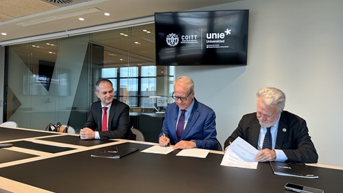 COITT y UNIE Universidad refuerzan su colaboración para impulsar el talento joven y el desarrollo profesional