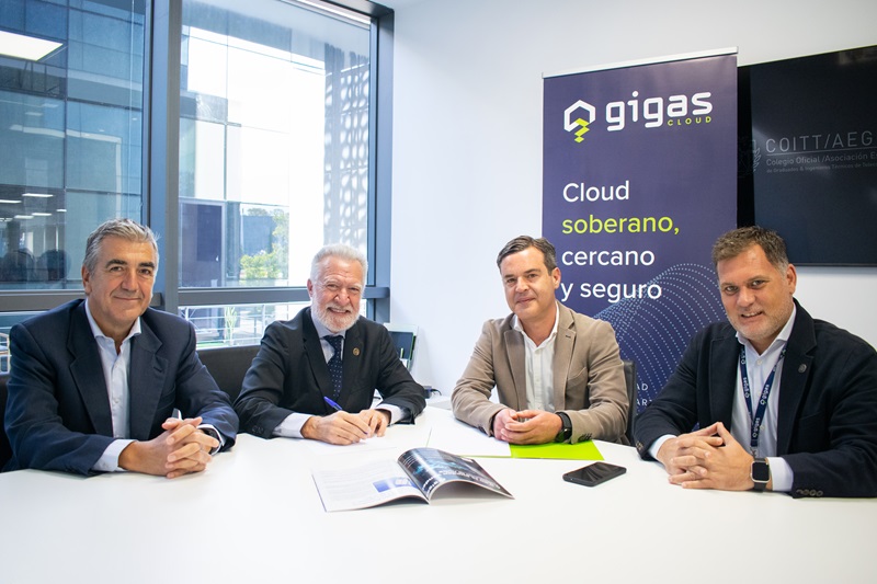 COITT y Gigas firman un acuerdo de colaboración para impulsar la formación en cloud, ciberseguridad e inteligencia artificial