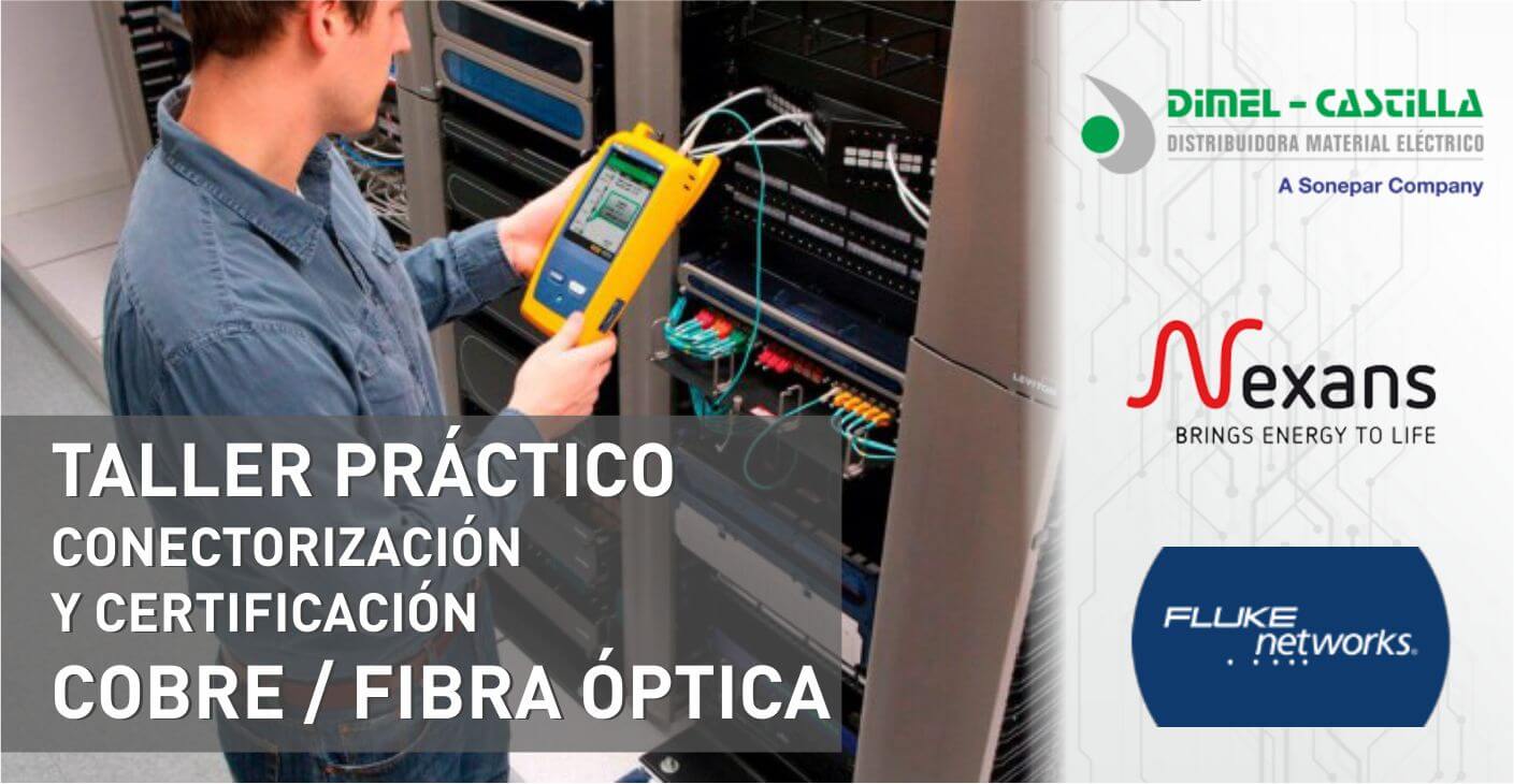 Taller práctico cableado estructurado en cobre y fibra óptica
