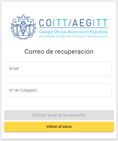 recuperador password