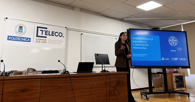 COITT y AVIXA conectan al talento joven con la industria audiovisual en la UPM -Campus Sur