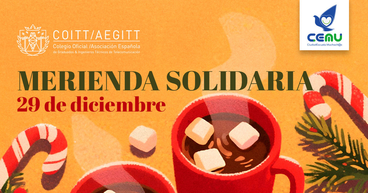 El COITT/AEGITT celebra su Merienda Solidaria 2025: un encuentro para disfrutar en familia y colaborar