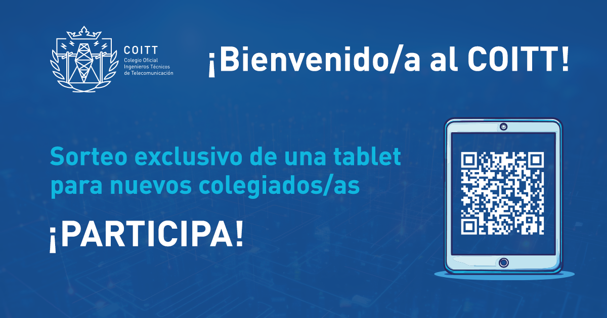 COITT lanza una campaña de bienvenida para nuevos colegiados/as que premia la visibilidad profesional