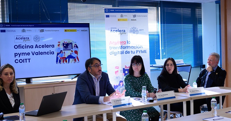 La Oficina Acelera Pyme del COITT y AJEV sellan una alianza estratégica para impulsar la transformación digital del joven empresariado valenciano