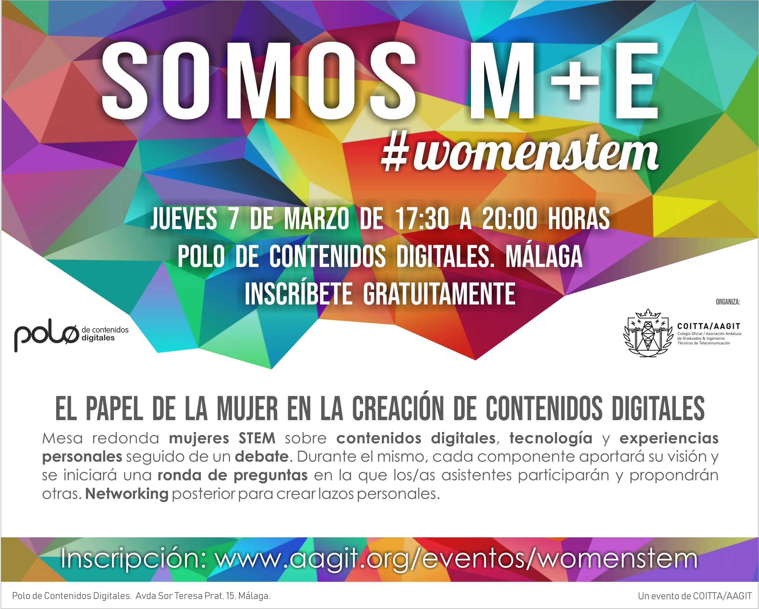 “SOMOS M+E”, UNA JORNADA SOBRE EL PAPEL DE LAS EXPERTAS EN LA CREACIÓN DE CONTENIDOS DIGITALES